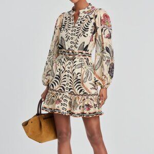 FARM Rio sand Classic Nature dress, size S